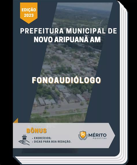 Apostila Fonoaudi Logo Pref Municipal De Novo Aripuan Am M Rito