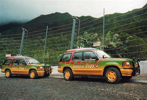 Jurassic Park 1993 1992 Ford Explorer Xlt Electric Tour Car Visit Vehicle 04 And 05 In Jungle With