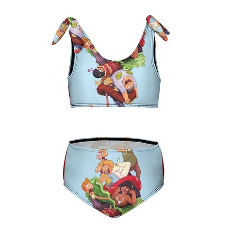 Bob's Burgers Belcher Cartoon Kid's Swimwear Two Piece Swimsuit Summer