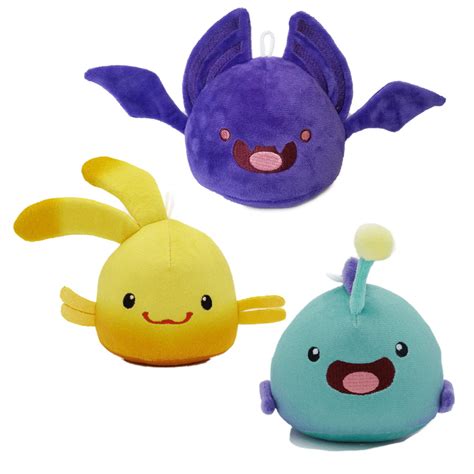 Slime Rancher 2 Cotton Batty Angler Slime Plush Bundle Soft Cuddly Toy