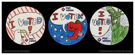 Art Room 161: Studio Art: I Voted sticker Design Contest