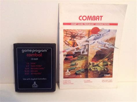 Combat (Atari 2600, 1977) | Atari games, Atari, Combat