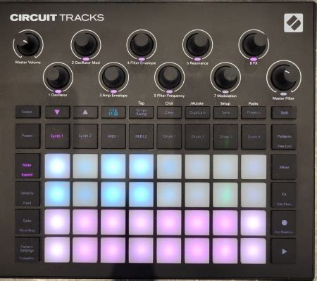 Novation Circuit Tracks Standalone Pad Based Groove Box Long McQuade