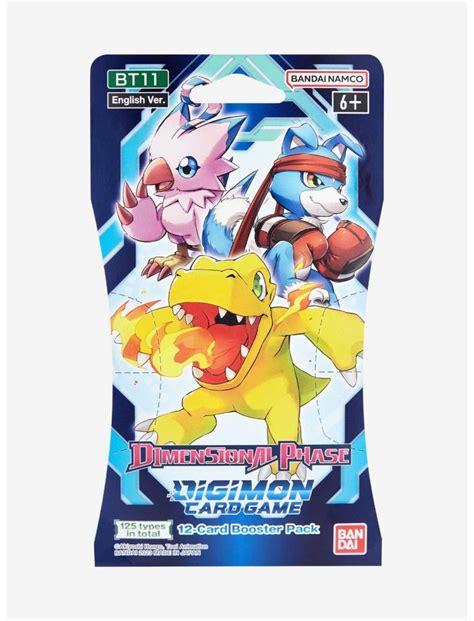 Dimensional Phase Sleeved Booster Pack Digimon TCG A Plus Collectibles