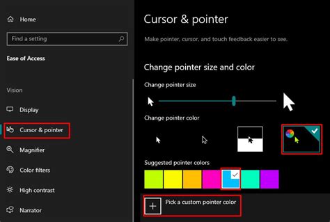 How To Change The Mouse Pointer Size And Color On Windows 10 - Bangla Tech Solutions