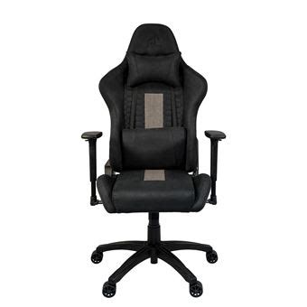 CORSAIR TC100 RELAXED Gaming Chair Fabric Gray Black Chaise