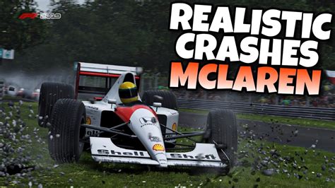 REALISTIC F1 CRASHES MCLAREN - YouTube