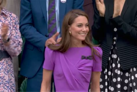 Watch Princess Kate Middleton Attends Wimbledon Prince William In