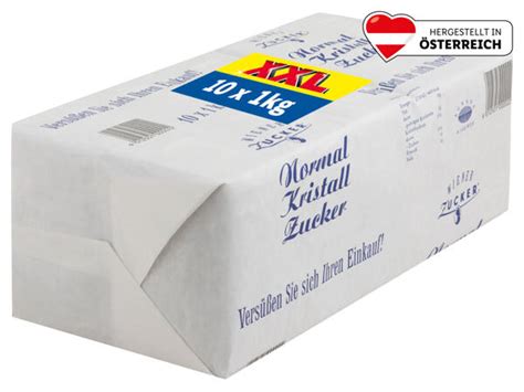 Wiener Zucker Normalkristallzucker 10x 1 kg Lidl Österreich