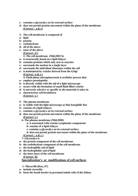 SOLUTION Mcq Of Cytology Test Quesitions And Answers Studypool