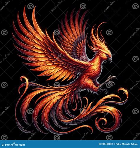 The Phoenix Is A Mythological Bird That Regenerates From Its Own Ashes