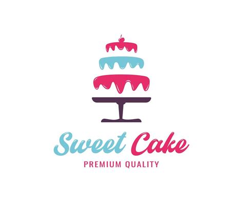 Creative Cake Logo Design, Birthday Party Cake Logo Template 15480907 ...