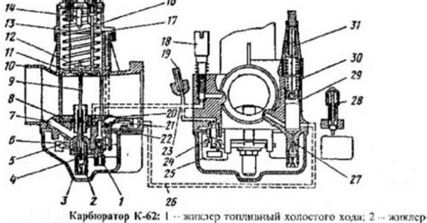 карбюратор К 62|charmop - технические характеристики мопедов,мотоциклов ...