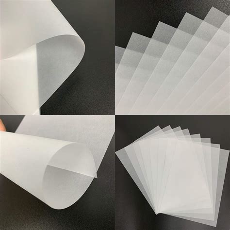 Buy 50 Sheets A4 Vellum Transfer Paper Tracing Paper Translucent