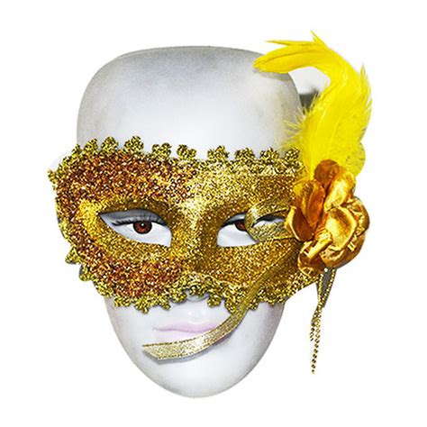 Feathered Masquerade Mask Costume House