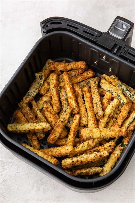 Air Fryer Zucchini Fries Easy Recipe Kristines Kitchen