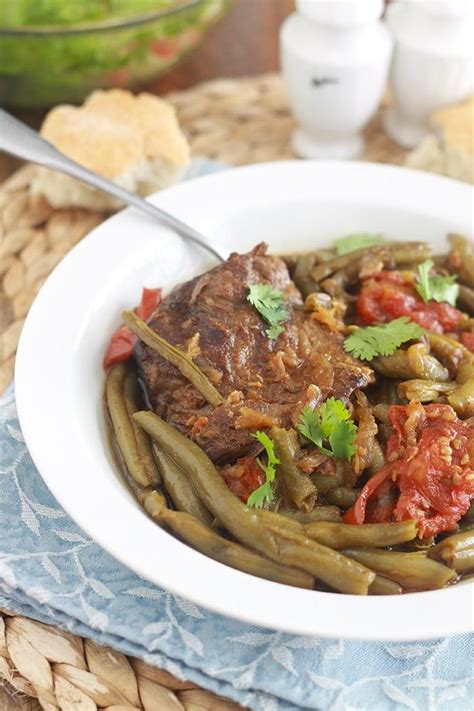 Tajine De Viande Aux Haricots Verts Recette Plats Complet Haricots