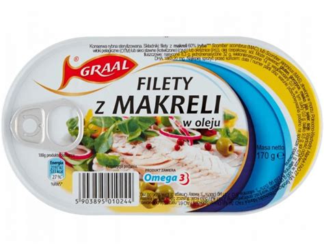 Kup Teraz Filet Z Makreli W Oleju Graal G Niska Cena