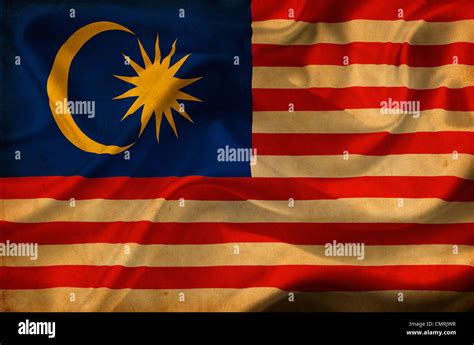 Malaysia waving flag hi-res stock photography and images - Alamy