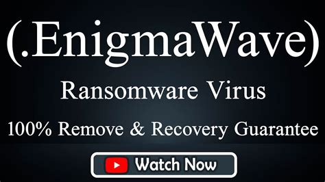 SOLVED EnigmaWave EnigmaWave Ransomware Virus Removal And