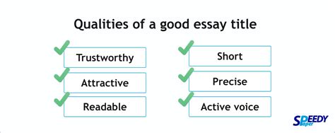 How To Title An Essay A Clear Guide Tips And Examples Speedypaper