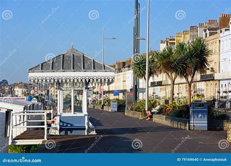 View Along The Esplanade Weymouth Editorial Image Image Of Europe