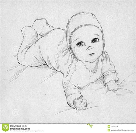 Baby Girl Sketch at PaintingValley.com | Explore collection of Baby Girl Sketch