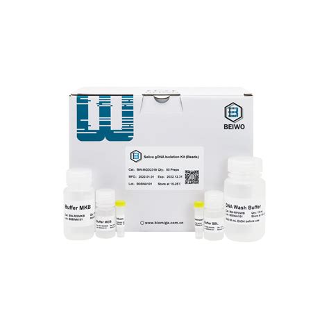 Saliva Genomic Dna Isolation Kits Nucleic Acid Extraction Kits In Lab