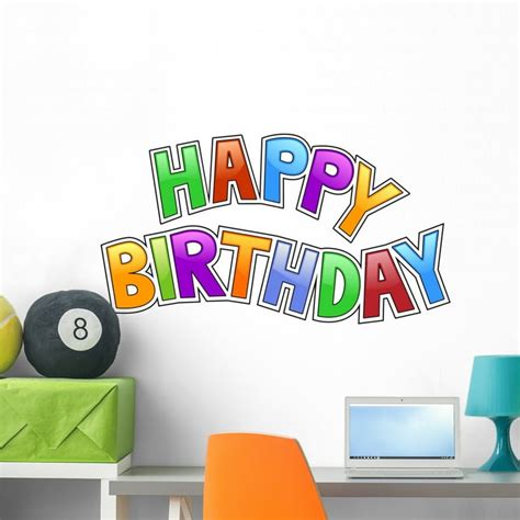 Graffiti Happy Birthday Sign