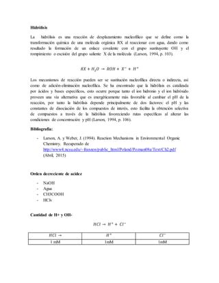 Hidrólisis PDF