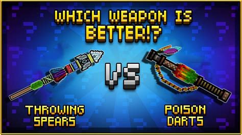 Throwing Spears Vs Poison Darts Pixel Gun D Youtube