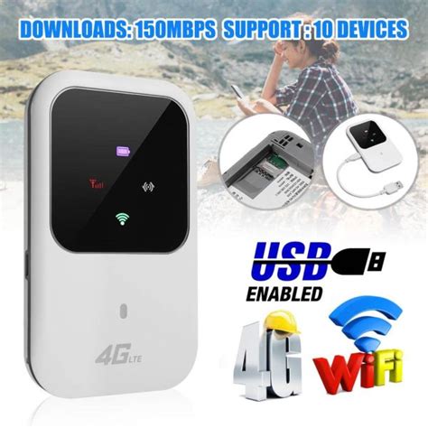 Unlocked Mobile Wifi G Lte Portable Mifi Wifi Router All Simcards