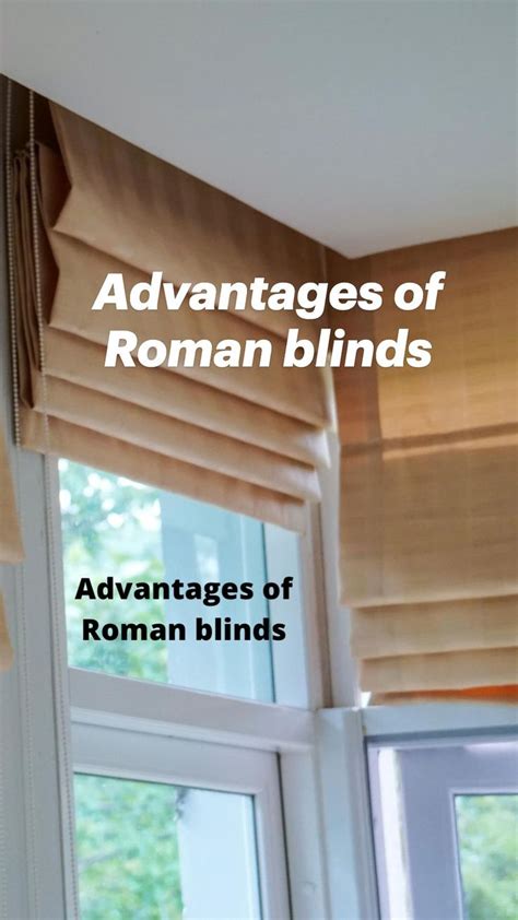 Advantages Of Roman Blinds