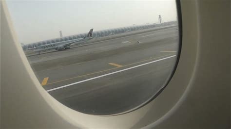 Emirates A380 Takeoff From Dubai Airport Skyline View Youtube