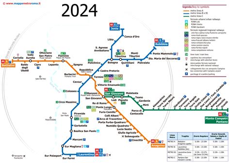 Mappa Metro Roma Aggiornata