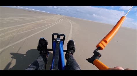 Borkum Buggy Kiten Flysurfer Peak Part Youtube