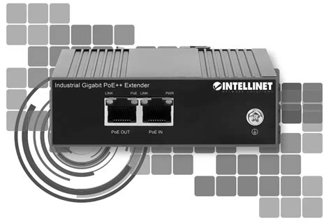 INTELLINET 508957 Industiral Gigabit PoE Extender Instructions