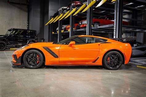 One Owner Corvette Zr In Sebring Orange Was Driven For Just