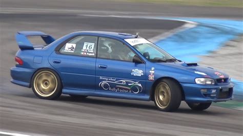 Insane Driving Subaru Impreza Wrx Sti Gc On Track Loud Turbo Sound