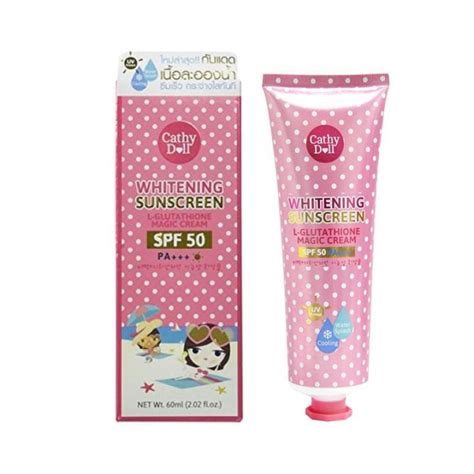 Cathy Doll Magic Cream L Gluta With Spf Whitening Sunscreen L