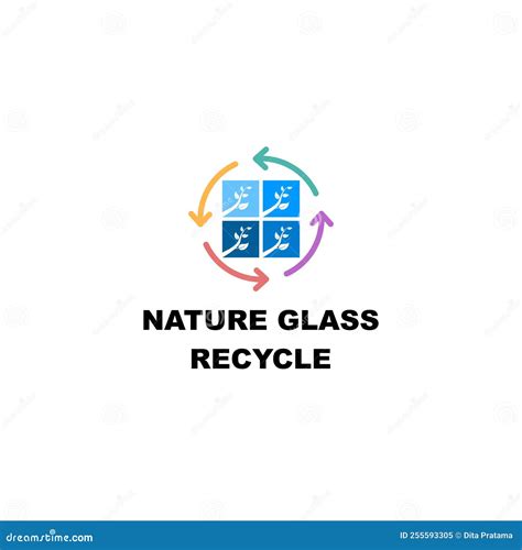 Nature Glass Recycle Logo For Glass Recycling Company So That It