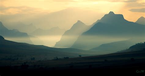 Misty African Mountain Landscape 010 by LowThunders on DeviantArt