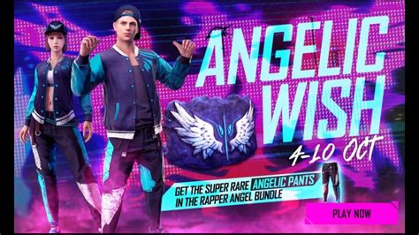 ANGELIC PANT FREE FIRE NEW ANGELIC WISH EVENT GARENA FREE FIRE