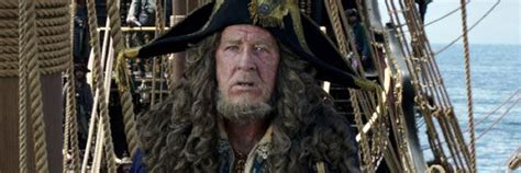 Pirates Of The Caribbean 5 Geoffrey Rush On The Barbossa Twist