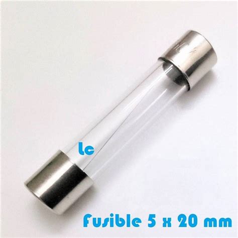 Fusible De Cristal 125 mA 250 V Rápido 5 x 20 MM