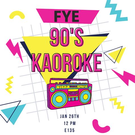 FYE 90's Karaoke Party (NORTH) | Orientation