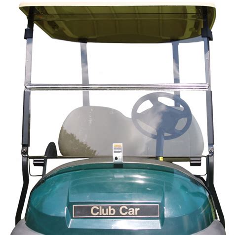 FOLDING WINDSHIELD FOR CLUB CAR PRECEDENT- CLEAR: Golf Cart Parts ...