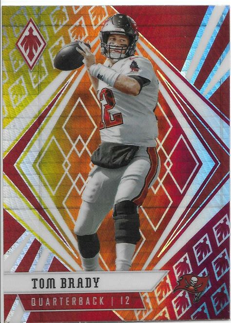 Tom Brady Fire Burst 35 Prices 2020 Panini Phoenix Football Cards