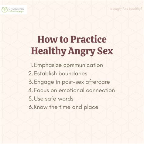 Angry Sex What It Is And When It S Healthy