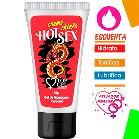 Gel Chines atiçador sexy Unissex Aquece e Lubrificante intimo g Fabricado por Top Gel Sex